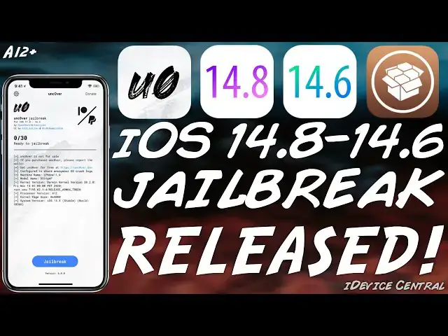 'Video thumbnail for Unc0ver JAILBREAK RELEASED For iOS 14.8, iOS 14.7, iOS 14.7.1, and iOS 14.6 (A12-A13) With Cydia!'