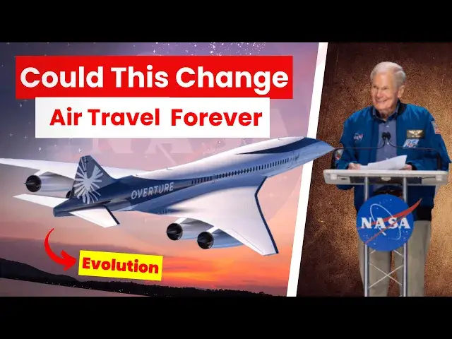 'Video thumbnail for NASA New Experimental Aircraft Overture: Change the entire air transport'