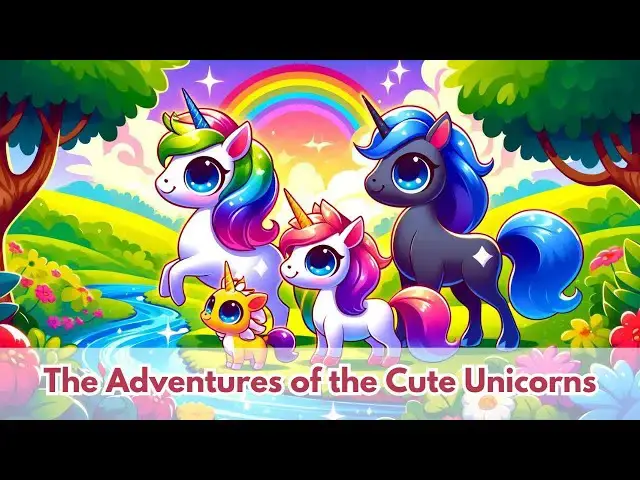'Video thumbnail for Kids Adventure Story | The Adventures of the Cute Unicorns | Children Bedtime Story in English'