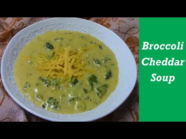 'Video thumbnail for BROCCOLI CHEDDAR SOUP'