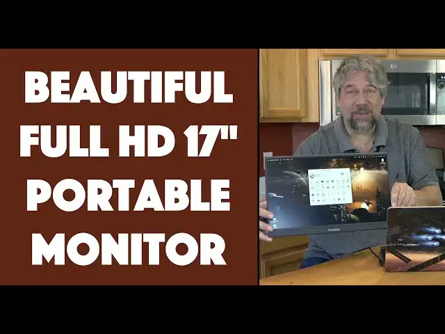 'Video thumbnail for ViewSonic VX1755 17" Portable Gaming Monitor -- REVIEW'