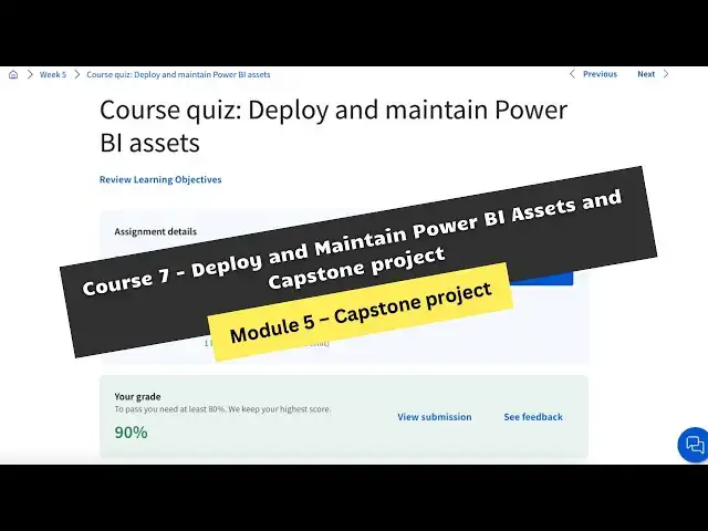 'Video thumbnail for deploy and maintain assets power bi assets and capstone project coursera week 5 answers'