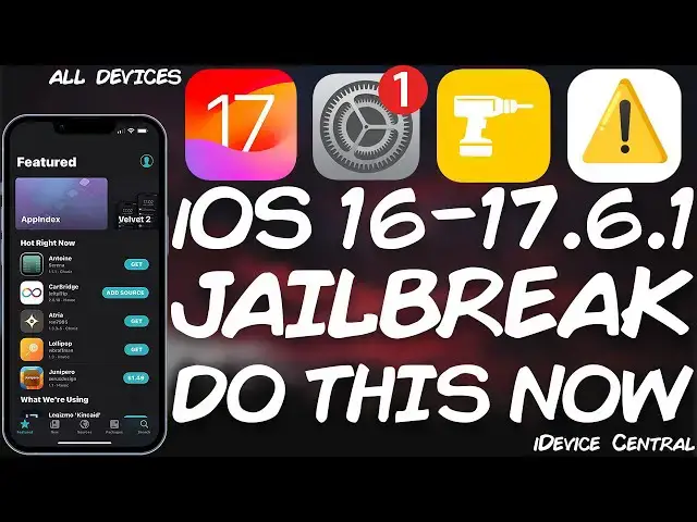 'Video thumbnail for iOS 16.0 - 17.6.1 JAILBREAK (All Devices): Do THIS Right Now While You Still Have Time'