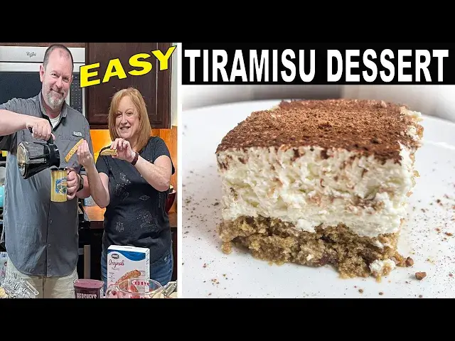 'Video thumbnail for Easy TIRAMISU CAKE Recipe | NO BAKE ICEBOX Dessert | COFFEE FLAVORED ITALIAN DESSERT'