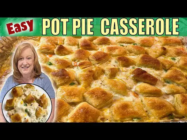 'Video thumbnail for EASY CHICKEN POT PIE Bubble Up CASSEROLE | Easy Weekday Dinner Idea'