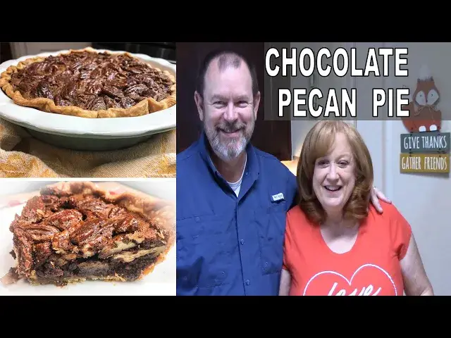 'Video thumbnail for CHOCOLATE PECAN PIE EASY RECIPE | Its Fall Y'all Bake with me and Thomas'