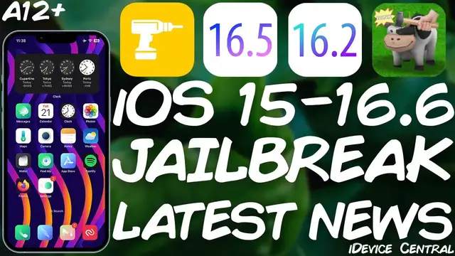 'Video thumbnail for iOS 15.0 - 16.5 A12+ JAILBREAK News: Mandela Pro COMING! A Cowabunga Alternative For ALL Devices!'