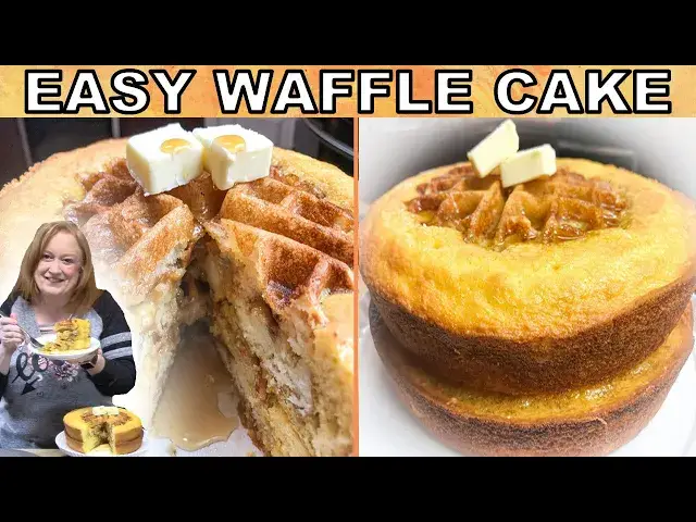 'Video thumbnail for Easy WAFFLE CAKE Recipe | A Breakfast Delight'