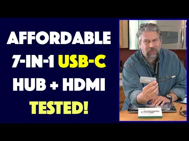 'Video thumbnail for Plugable 7-in-1 Multifunction USB-C Hub -- TEST & REVIEW'