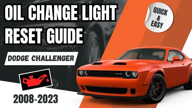 'Video thumbnail for 2008-2023 Dodge Challenger Oil Change Light Reset Guide: Master Your Car Maintenance!'