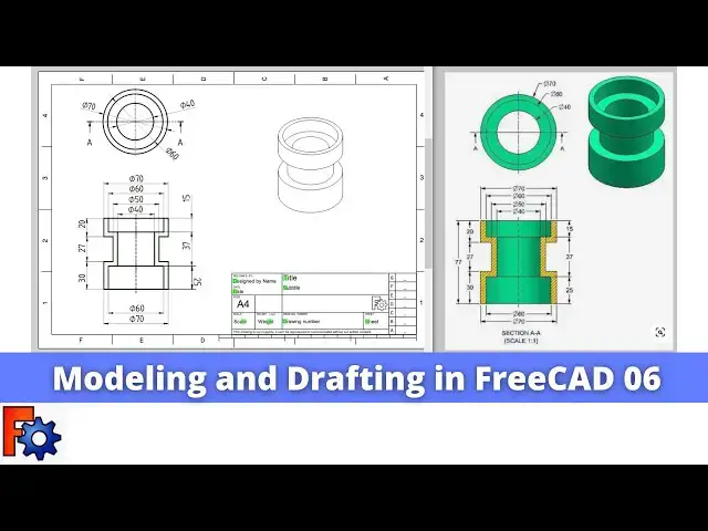 'Video thumbnail for Modeling and Drafting in FreeCAD 06 | FreeCAD Tutorial | Mechnexus |'