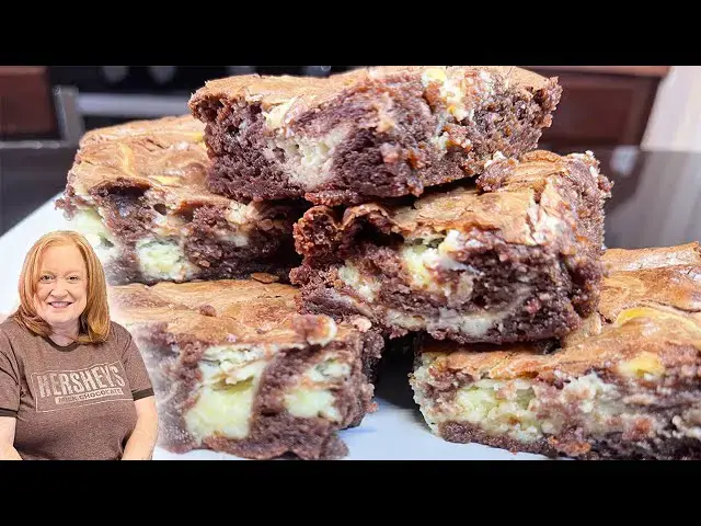 'Video thumbnail for CREAM CHEESE BROWNIES, Swirls of Deliciousness in Every Bite'