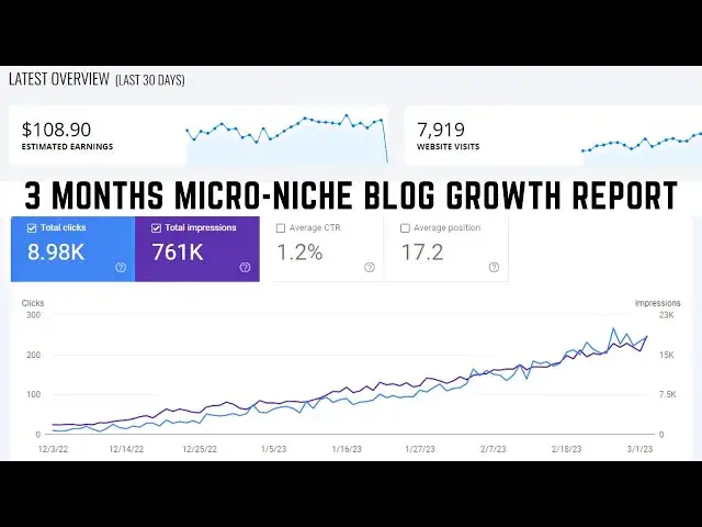 'Video thumbnail for My Website's Traffic and Earnings Reports (Grow your Blog quickly)'