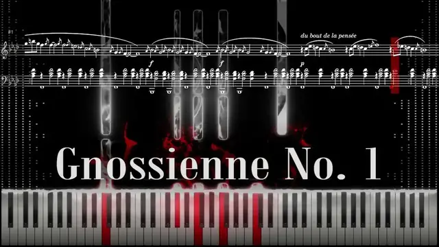 'Video thumbnail for "Gnossienne No. 1" Piano Tutorial | Sheet Music | Erik Satie'