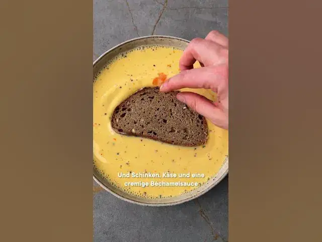 'Video thumbnail for BrotAUFLAUF à la Croque-Monsieur #shorts'