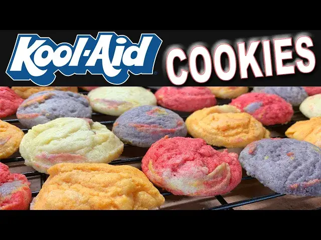 'Video thumbnail for KOOL-AID COOKIE RECIPE | EASY 7 INGREDIENT COOKIE RECIPE | KOOL-AID RECIPE'