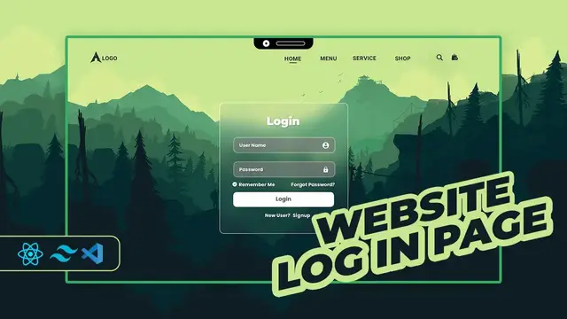 'Video thumbnail for Creating a Stunning Natural Login Page in ReactJS: Speed Coding'