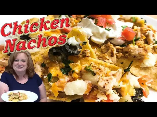 'Video thumbnail for CHICKEN NACHOS | EASY ONE SHEET PAN RECIPE'