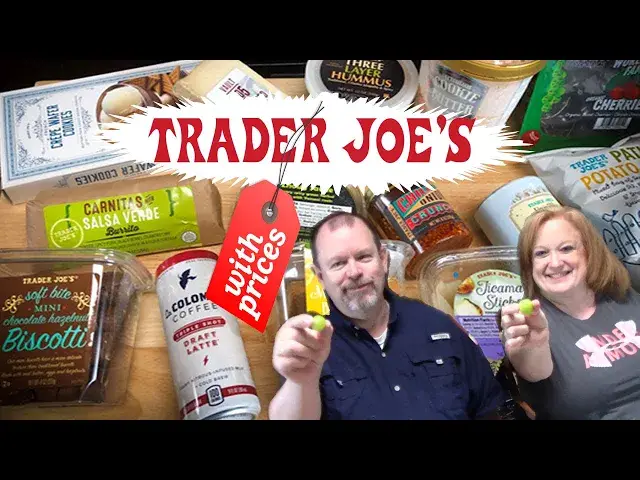 'Video thumbnail for TRADER JOE'S HAUL | WITH PRICES | TASTING ITEMS WE HAVE NEVER TRIED BEFORE'