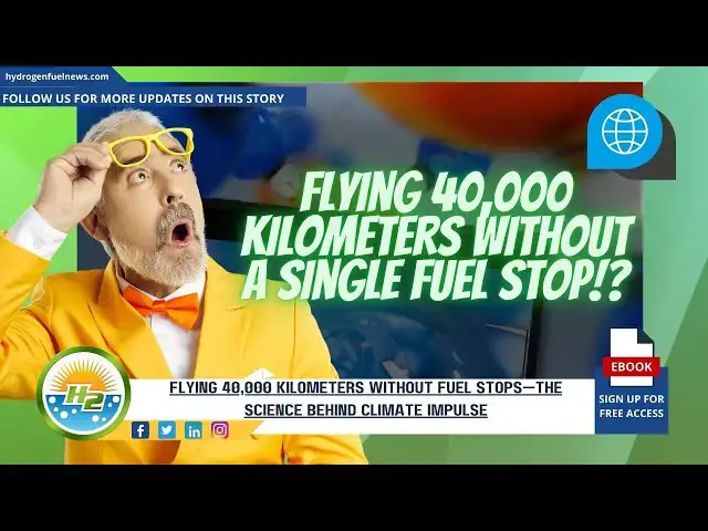 'Video thumbnail for Hydrogen News 9 Days, Zero Fuel Stops, Zero Emissions – The Future of Flight Is Here!'