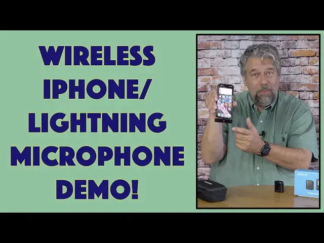 'Video thumbnail for Kimafun Wireless Lightning Microphone for iPhone iPad -- DEMO & REVIEW'