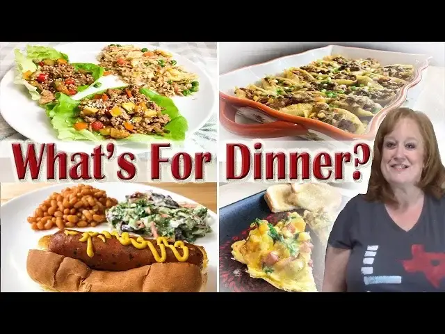 'Video thumbnail for WHAT'S FOR DINNER | COOK WITH ME | LABOR DAY MEAL, TACO PASTA, FRITTATA, ASIAN CHICKEN WRAPS'