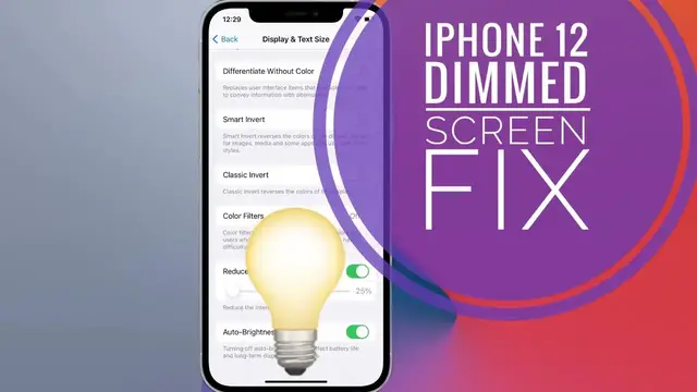 'Video thumbnail for How To Fix iPhone 12 Dimmed Screen (Low Brightness, Dark Display)'