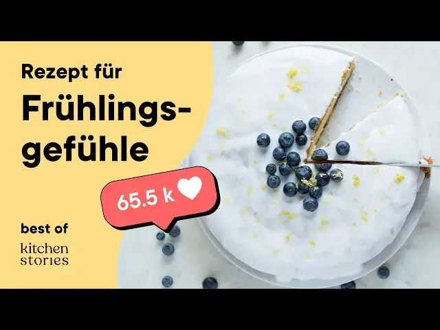 'Video thumbnail for Zitronenkuchen mit Blaubeeren – das BESTE REZEPT für den Frühling'