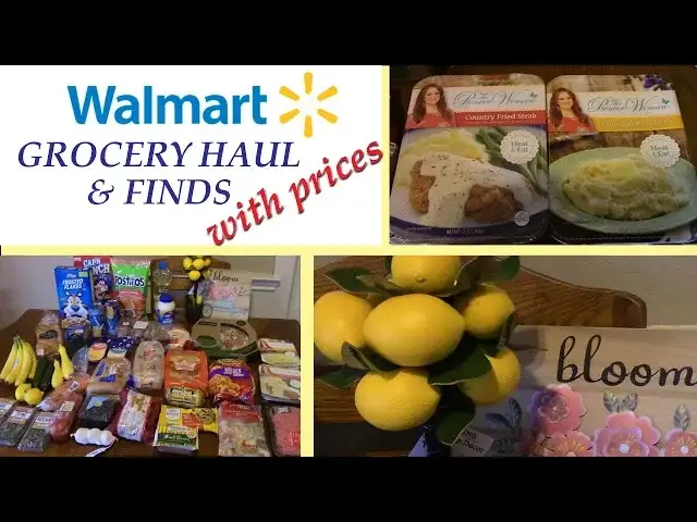 'Video thumbnail for WALMART GROCERY HAUL WITH PRICES | INTERESTING FINDS'