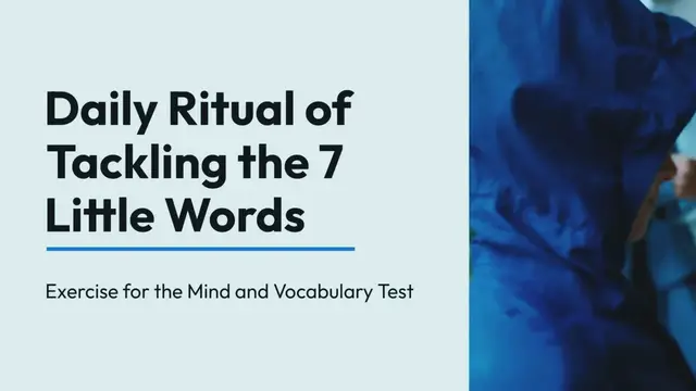 'Video thumbnail for 7 Little Words Answers for February 4, 2025: Unraveling Today's Puzzle'