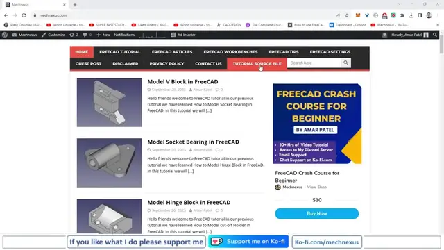 'Video thumbnail for Model Smart Phone Case in FreeCAD | FreeCAD Tutorial | Mechnexus |'