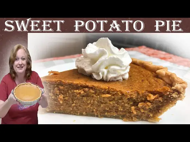 'Video thumbnail for SWEET POTATO PIE RECIPE | Bake With Me Holiday Dessert | It's Fall Y'all'
