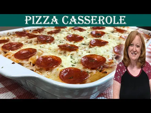 'Video thumbnail for PIZZA CASSEROLE | Easy Weeknight Dinner Idea'
