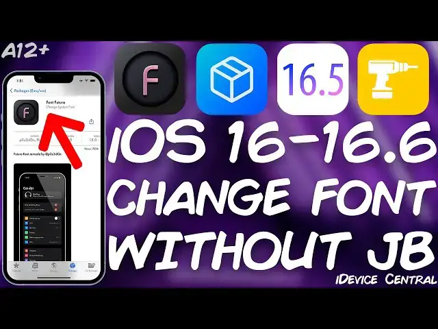 'Video thumbnail for iOS 16.0 - 16.6 A12+ Must-Have Misaka Tweak: CHANGE iOS FONT Without JAILBREAK'