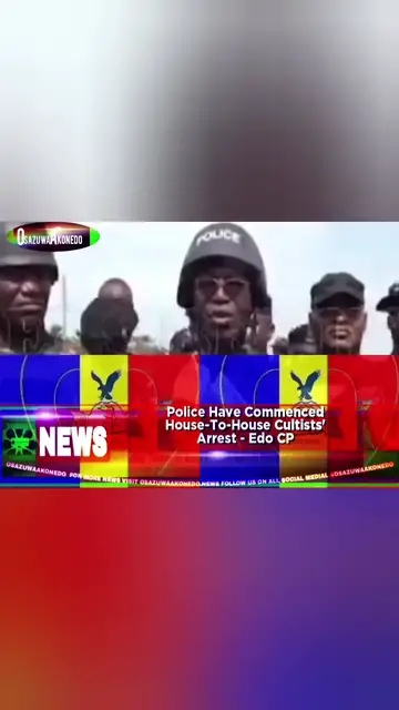 'Video thumbnail for Police Have Commenced House-To-House Cultists' Arrest - Edo CP '