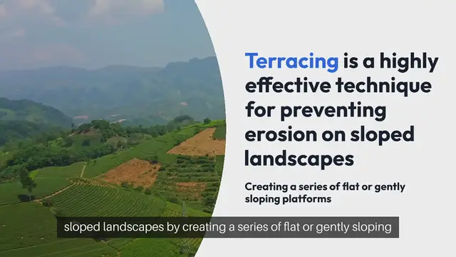 'Video thumbnail for Preventing Erosion with Terracing Techniques'