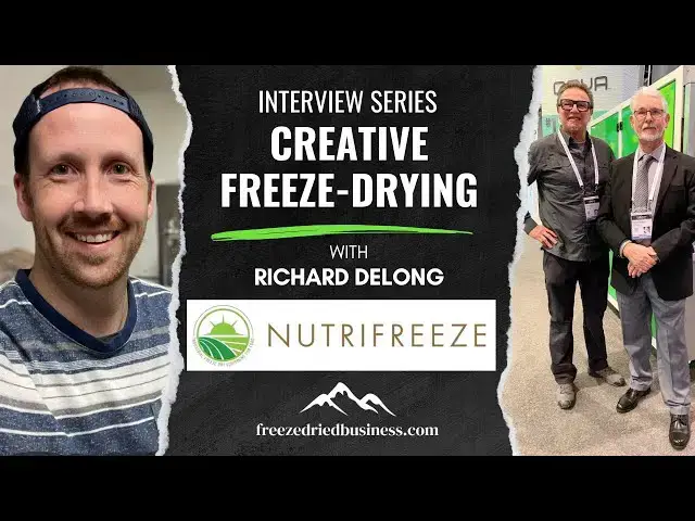 'Video thumbnail for Industrial Freeze Dryers, Interview with Richard Delong | NutriFreeze, CannaFreeze & Botanique'