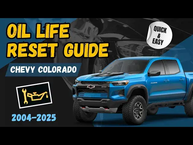 'Video thumbnail for Easy Oil Life Reset Guide for 2004-2025 Chevy Colorado - Ultimate Tips!'