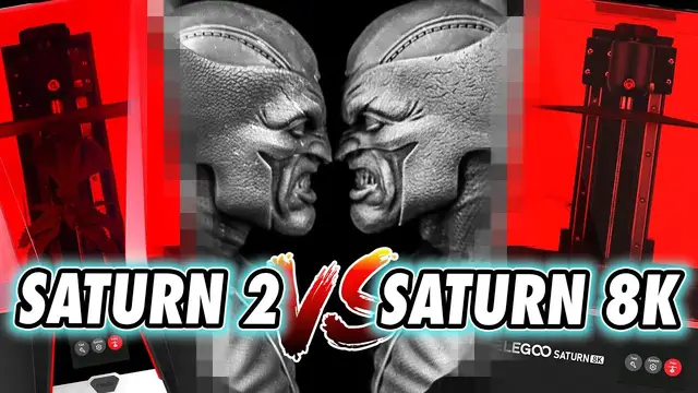 'Video thumbnail for Elegoo Saturn 2 Vs Saturn 8k - Head to Head Comparison'