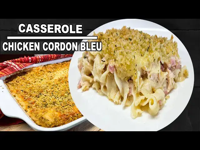 'Video thumbnail for CHICKEN Cordon Bleu CASSEROLE'