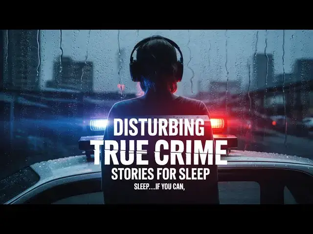 'Video thumbnail for Disturbing True Crime Stories For Sleep / Relax With Rain Sound | Black Screen | Vol. 5'