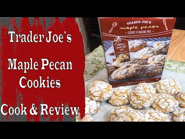 'Video thumbnail for TRADER JOE'S MAPLE PECAN COOKIE MIX COOK & REVIEW'