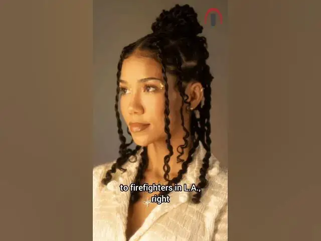 'Video thumbnail for Jhene Aiko offers FREE massages to firefighters in LA'