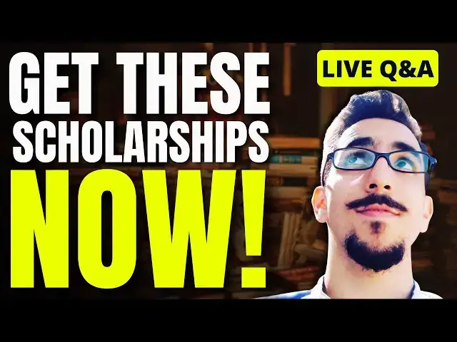 'Video thumbnail for Scholarship Q&A Livestream'