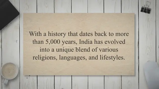 'Video thumbnail for Exploring the Richness of Indian Culture: Traditions, Art, Music, and Modern Influences'