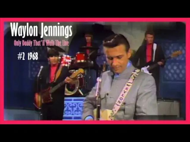 'Video thumbnail for Embracing the Soul of Country Music with Waylon Jennings' Only Daddy That'll Walk The Line.'