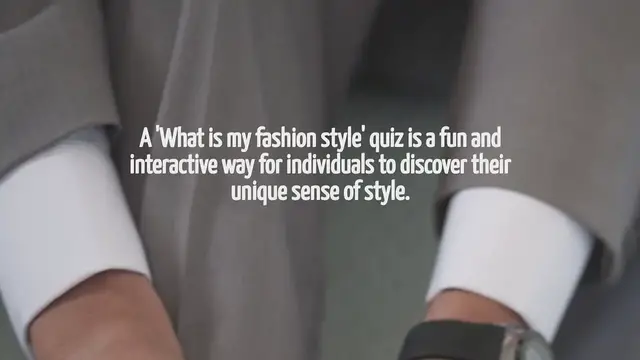 'Video thumbnail for What Is My Fashion Style Quiz'