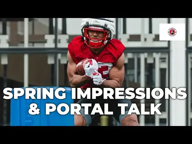 'Video thumbnail for Nebraska football spring updates, transfer portal happenings, and more'