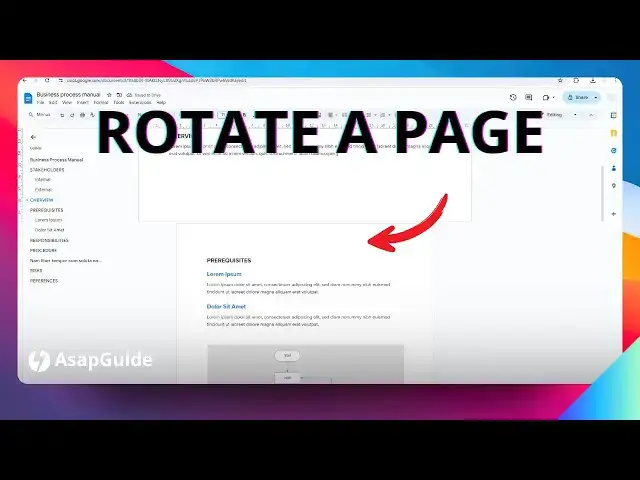 'Video thumbnail for How to Rotate Pages in Google Docs'
