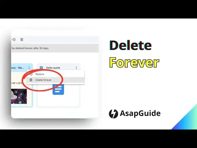 'Video thumbnail for How to Delete a Google Docs Document Permanently'